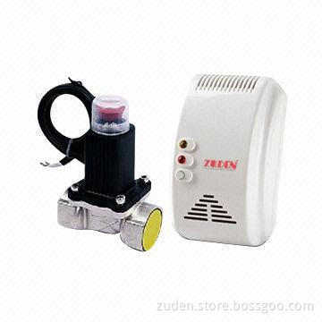 Wireless/Wired Gas Detector with Self-detecting and Electro Valve, No Wrong Report